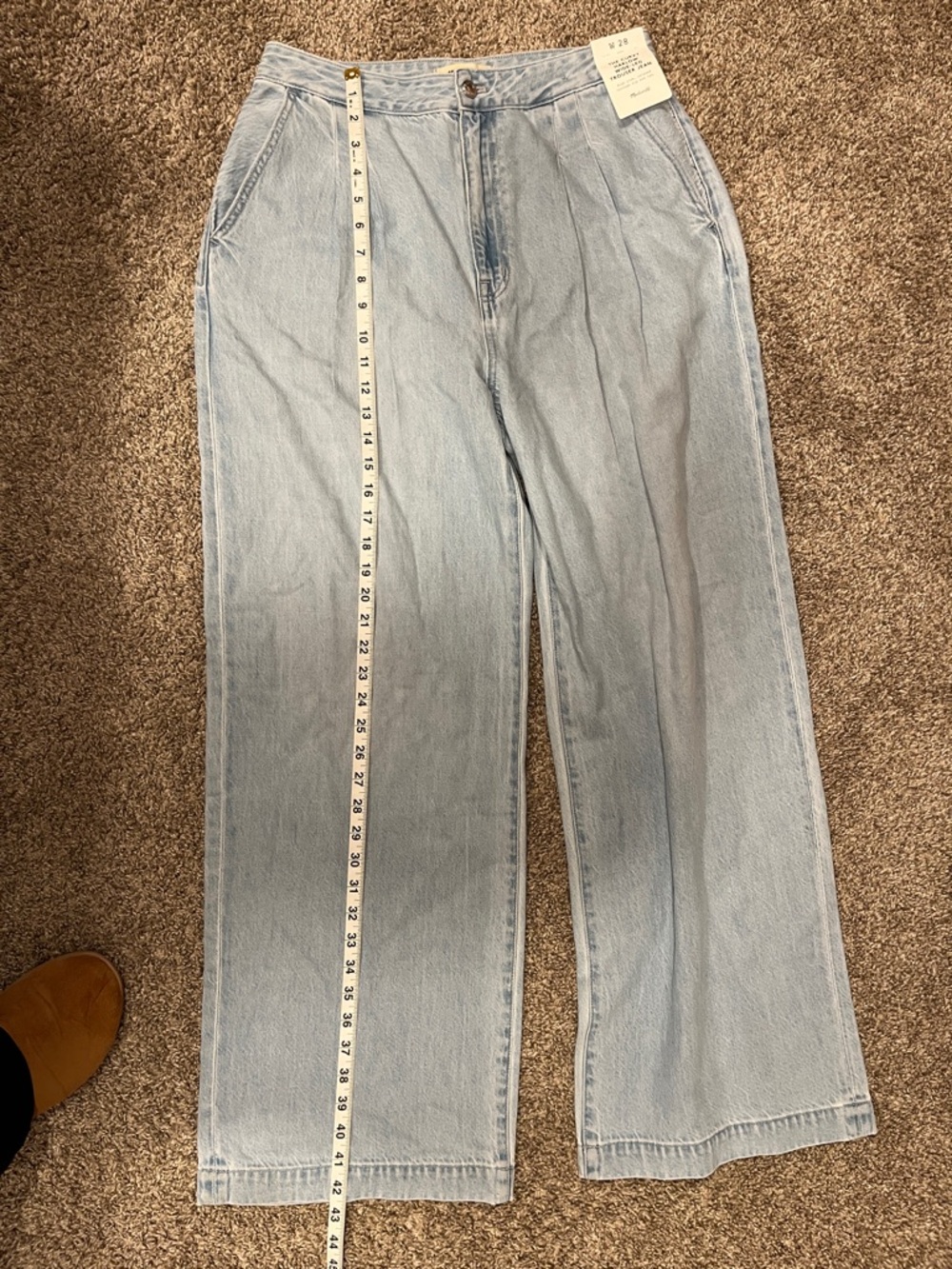 Madewell The Curvy Harlow Wide-Leg Trouser Jean Size 28 NWT - Picture 15 of 16